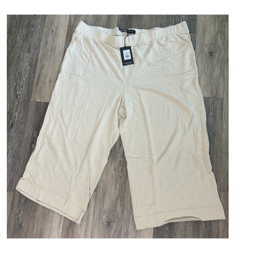 Who What Wear Wide Leg Cropped Sweatpants, 4x